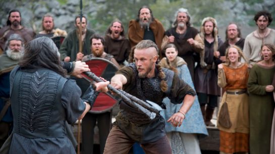 Кадр из 6 серии 1 сезона сериала «Викинги»