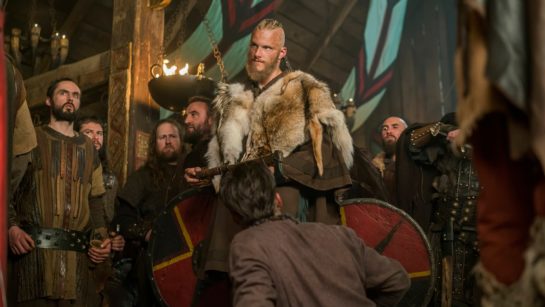 Кадр из 17 серии 4 сезона сериала «Викинги»