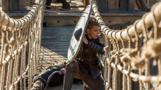 Кадр из 19 серии 4 сезона сериала «Викинги»