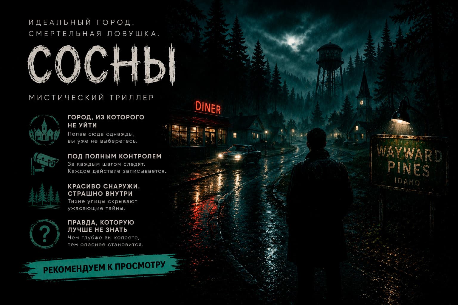 Информационный баннер сериала «Сосны»